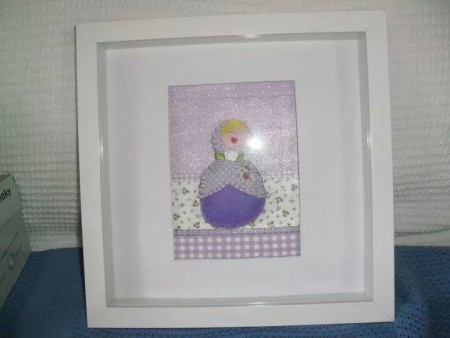 Cuadros intevenidos con técnica mixta (Valor $10.000.- CLP)